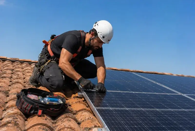 Maintenance et monitoring de panneaux solaires à Gajan