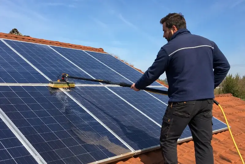 Nettoyage et entretien de panneaux solaires à Gajan